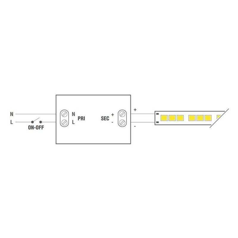 Transformador LED 24V 200W Impermeable IP67 Tensión Constante para