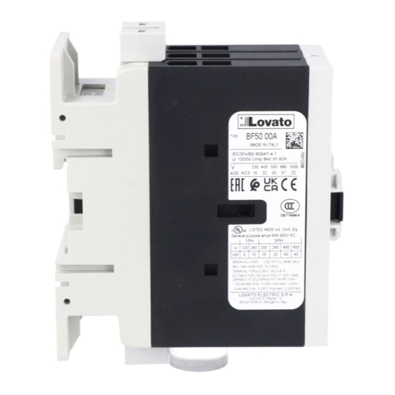 Contactor tripolar Lovato 3 polos 50A AC3 230V BF5000A230