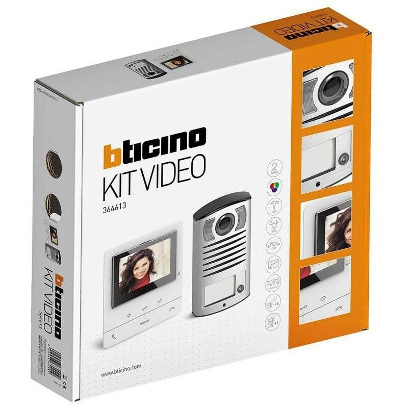 Kit de videoportero Línea 2000 con monitor Classe 100V16B Manos Libres  Básico 2 hilos 1/L