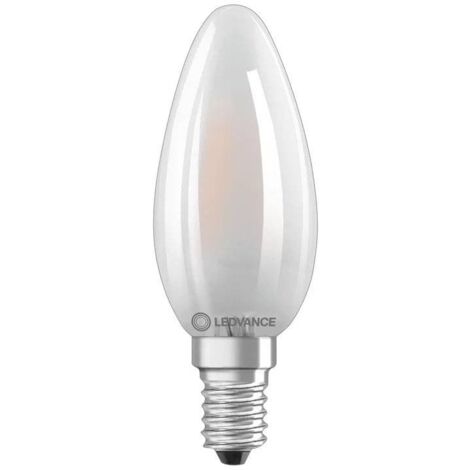 Bombilla Led vela Ledvance Osram 6,5W casquillo E14 2700K PCB60827SE11