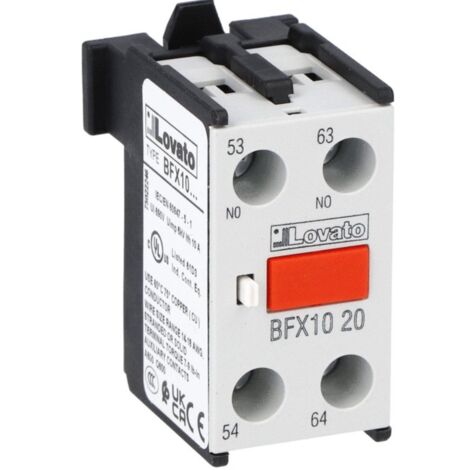 Contacto auxiliar Lovato para contactores de la serie BF 2NA BFX1020 (1/5)