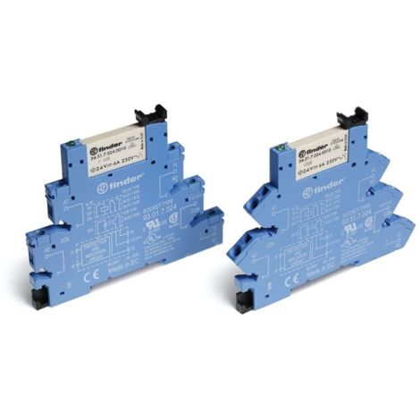 Módulo de interfaz Relé electromagnético Finder 6A 24V DC 385170240050