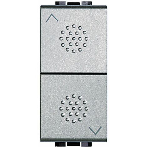 Bticino Livinglight interruptor de doble botón 1-0-2 Tech NT4027N