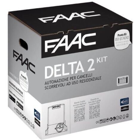 Faac Kit de automatización de puerta corredera DELTA 2 1056303445