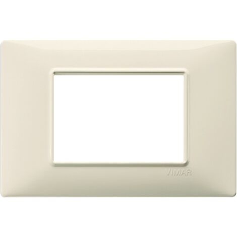 Vimar Plana placa 3 modulos color beige 14653.03