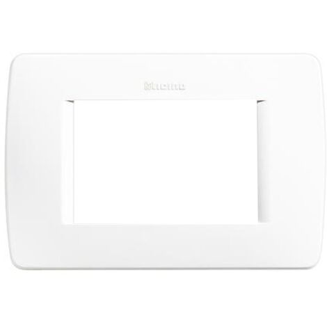 Placa de resina luna 3 mÓdulos color blanco c4803bn