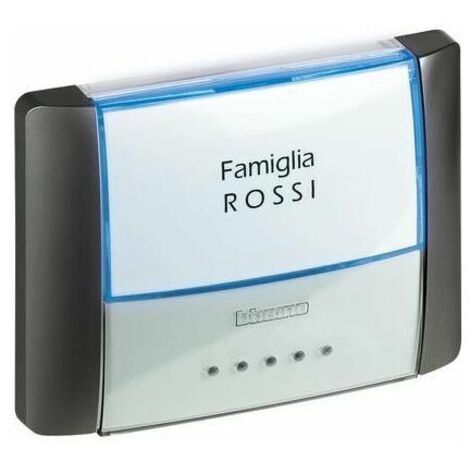 Bticino Botón Titular IP55 Retroiluminación 26108L