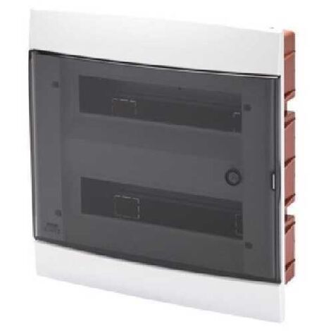 Cuadro de distribución empotrado 24 módulos Gewiss 330X338X28 blanco GW40233TB