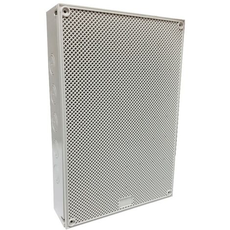 Panel de control Gewiss con puerta reversible de panal de abeja blanco GW42005