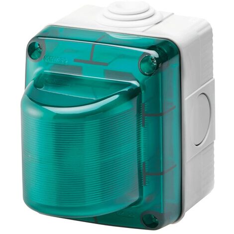 Caja de señalización Lámpara verde Gewiss E14 GW27416
