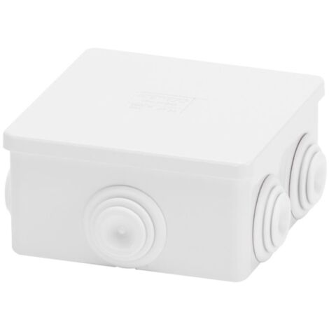 Caja exterior cuadrada Gewiss con ojales IP44 80x80x40 GW44003