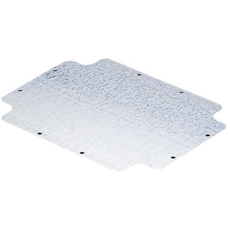 Placa base Gewiss para cajas 300x220 de chapa galvanizada GW44617