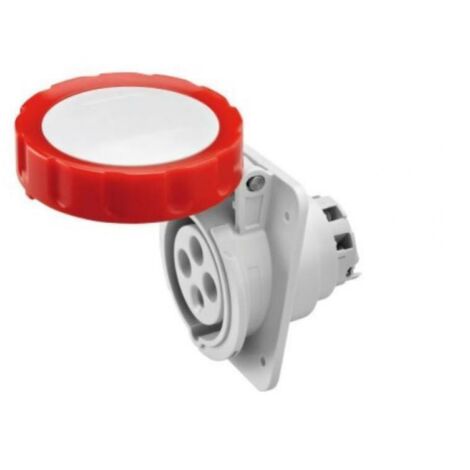 Gewiss 3P+E IP67 toma fija empotrada roja 380V GW62231H