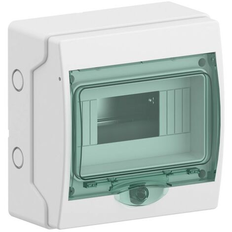 Centralita mural Schneider 8 módulos IP65 puerta transparente 10314