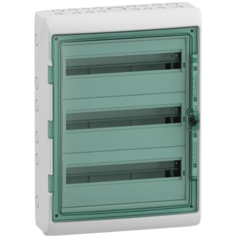 Centralita Schneider 54 módulos IP65 puerta transparente 10345