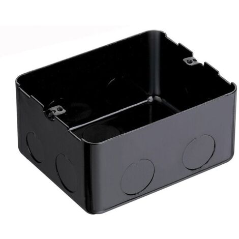 Caja para torreta POP‑UP Bticino en metal 4M Negro 150640NL