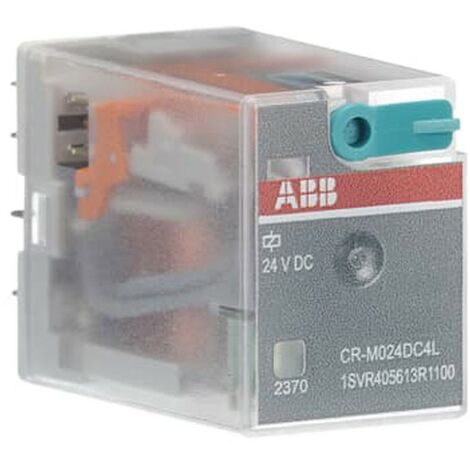 Relé industrial Abb CR-M 24V 4 contactos conmutados con LED ER 5850