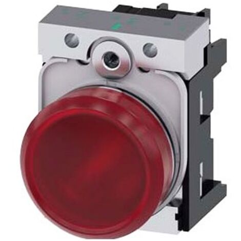 Indicador luminoso LED rojo Siemens 230V 22mm 3SU11566AAA0