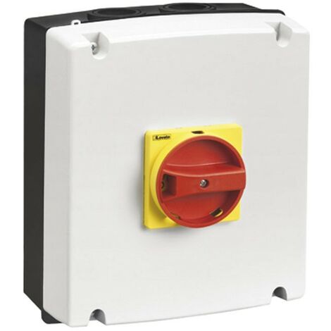 Interruptor Seccionador Rotativo de Pared Lovato 4X63A IP65 GAZ063SAT4 (1/2)