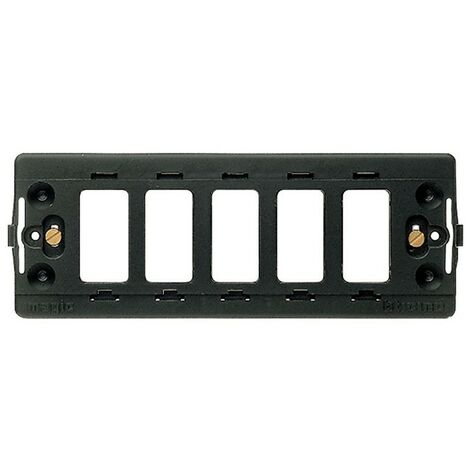 Soporte Bticino Magic resina 5 módulos 505R