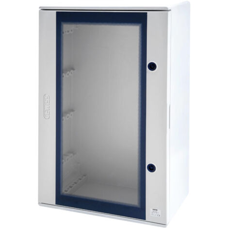 Centralita de poliéster transparente Gewiss con cierre IP65 GW46204F