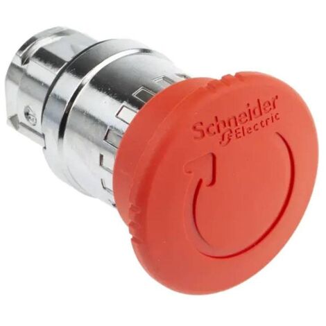 Seta-cabeza pulsador Telemecanique Roja desbloquear la rotación de ZB4BS844