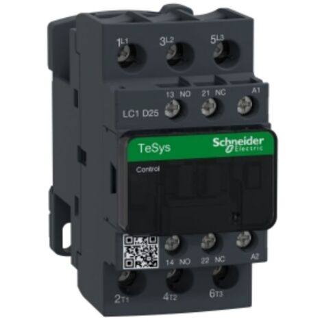 TeSys LC1D - contacteur - 3P - AC-3 440V - 25A - bobine 110Vca  - LC1D25F7