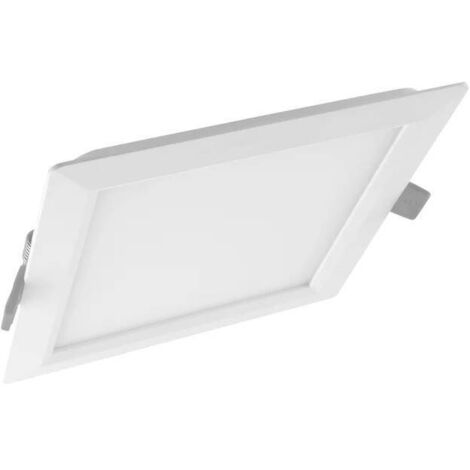 Faro Flat Led Cuadrado Slim empotrable Osram 18W 4000K 1530lm Blanco DWLSSQ21018840G2 (1/5)