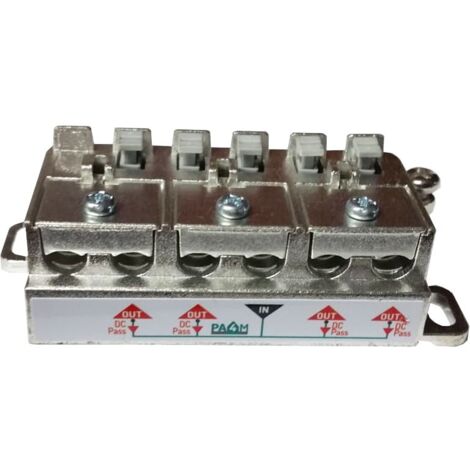 Fracarro PA4M divisor de 4 vías con abrazadera de resorte 287458
