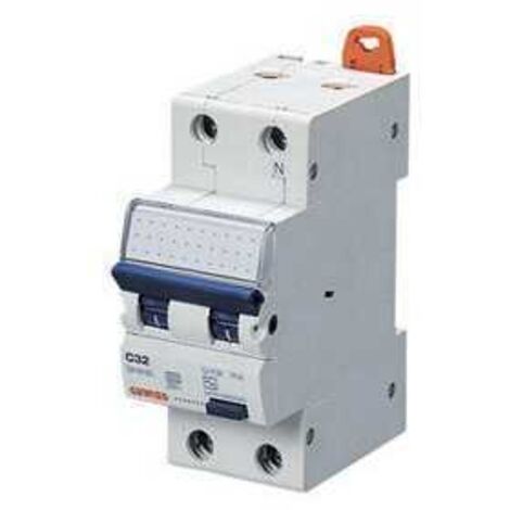 Disyuntor diferencial compacto - mdc 45 - 1p&43n curva c 25a tipo ac idn=0,03a - 2 mÓdulos gw94009 gewiss
