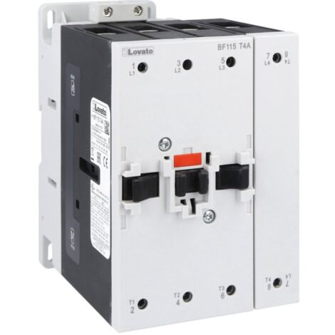 Contactor Lovato de cuatro polos 160A AC1 230VAC BF115T4A230 (1/5)