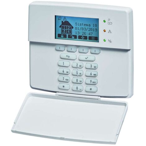 Teclado de control LCD para sistemas de alarma antirrobo 1068/021
