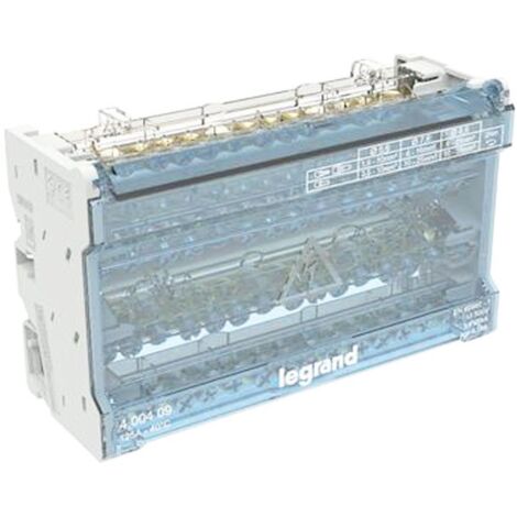Bticino 125A bornera modular 4 Polos 15 agujeros 8 módulos 400409