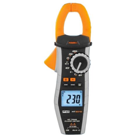 Pinza Amperimétrica HT TRMS 400A 600V certificado de calibración HP03010C