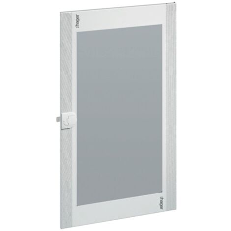 Puerta de cristal transparente Hager 850X500mm para marcos de lizos Vega D FU/FD52LN FD52TN
