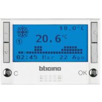 Bticino Axolute Chronothermostat Blanco HD4451