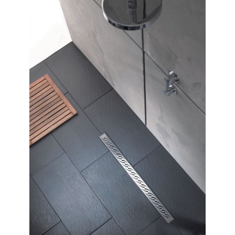 Étagère de douche en aluminium Étagère de rangement en double triangle