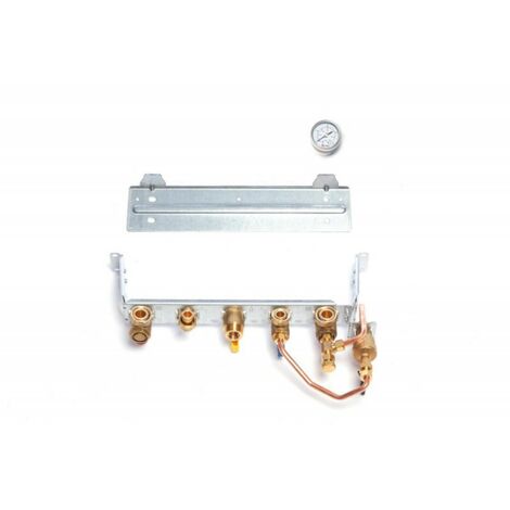 Atlantic – Barrette de raccordement pour chaudière gaz à condensation Naia Micro et Naema Micro – Longueur 95 mm – Largeur 265 mm – Hauteur 95 mm