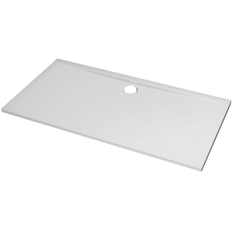 Ideal Standard – Receveur de douche à encastrer rectangulaire ultra plat 120x90cm – Acrylique blanc – Épaisseur 4cm – Bonde 90mm non fournie - K518301