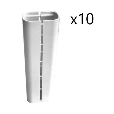 Lot de 10 Couvercles Caches-Tuyaux WEMEFA Pour Support Super-Standfix-Plus SSPK-N 35X10mm Blanc - 10-826-10 - NEUF