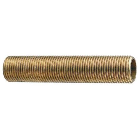 Tige filetée à visser - Laiton - Mâle / Mâle - Longueur 10 cm - M 1/2'