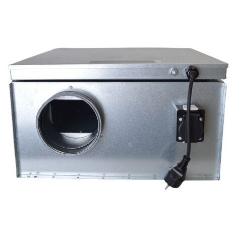 [JAMAIS UTILISE] Caisson Ventilation Insonorisé en Acier SYSTEMAIR Silencieux Moteur AC - KVKE125