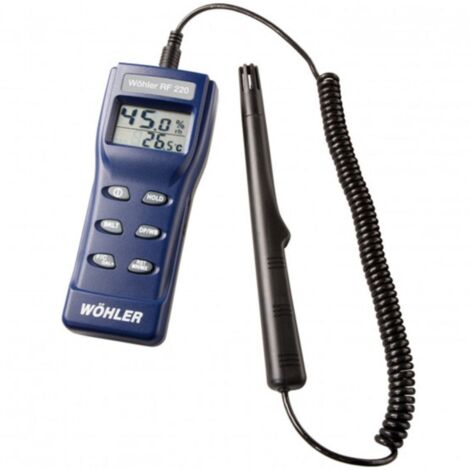 [JAMAIS UTILISE] Thermo-hygromètre Portatif WÖHLER RF 220 Mesure Humidité et température - 6615
