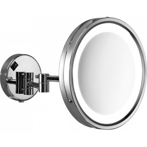 Miroir Grossissant X3 Gedy CHRO – Fixation Ventouse, Diamètre 15 Cm