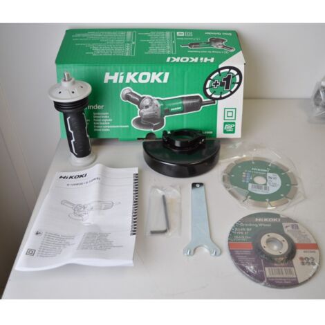 Meuleuse d'Angle Filaire 1200W HIKOKI Ø125mm Avec Disque Diamant + Manche - G13SWYMZ