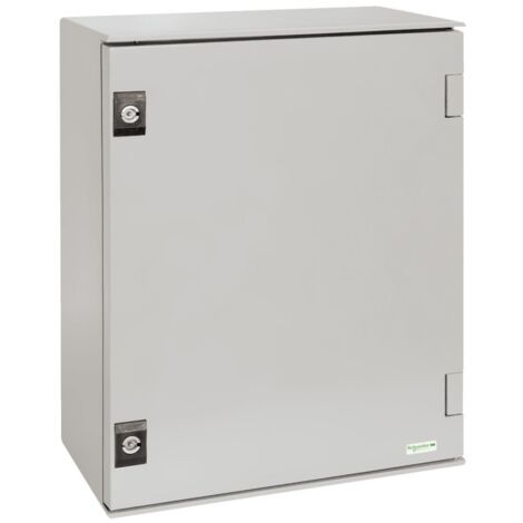 [JAMAIS UTILISE] Armoire Coffret Électrique Mural SCHNEIDER Thalassa PLM Avec Châssis Métallique 530x430x200mm - NSYPLM54PG