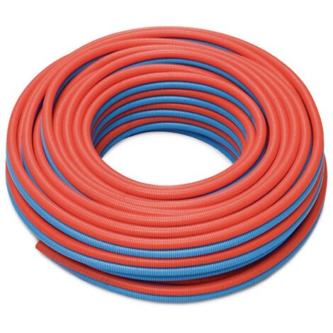 [JAMAIS UTILISE] Couronne 70m PER Pré-Gainé Double RAUTHERM Rehau Pour Tube Ø12mm - 11396401070