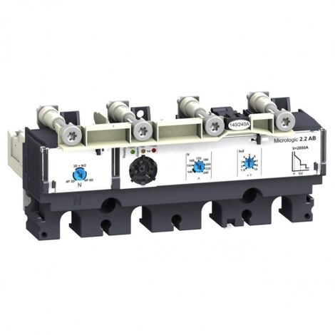 Déclencheur Micrologic SCHNEIDER 2.2 AB 240A 4P4D Pour Disjoncteur NSX250 - LV434554