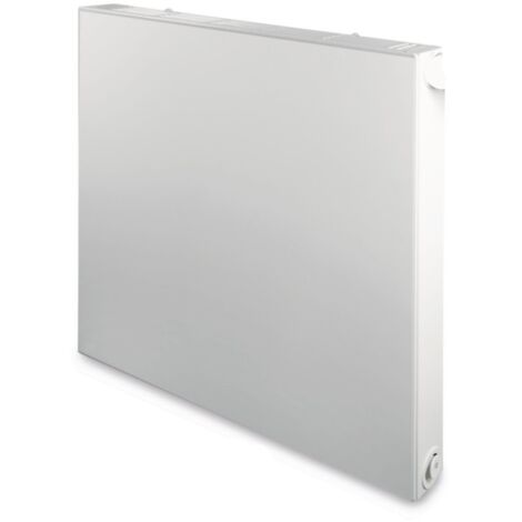 Radiateur eau chaude horizontal blanc acier classique basse témperature