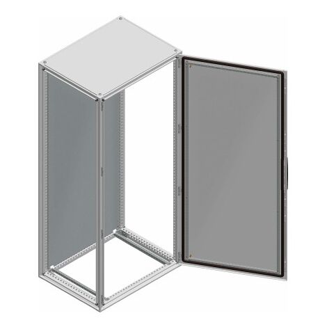 [JAMAIS UTILISE] Armoire Électrique au Sol Acier SCHNEIDER Spacial SFN 1 Porte 2000x800x800mm - NSYSFN20880 (1/5)